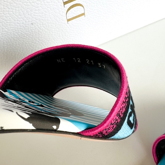 Dior Dway D-Jungle Slide Sandals - Picture 5 of 6